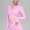 Alosoft Sincere tettsittende jakke – Candy Heart-rosa