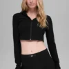 Alosoft Sincere tettsittende jakke – svart