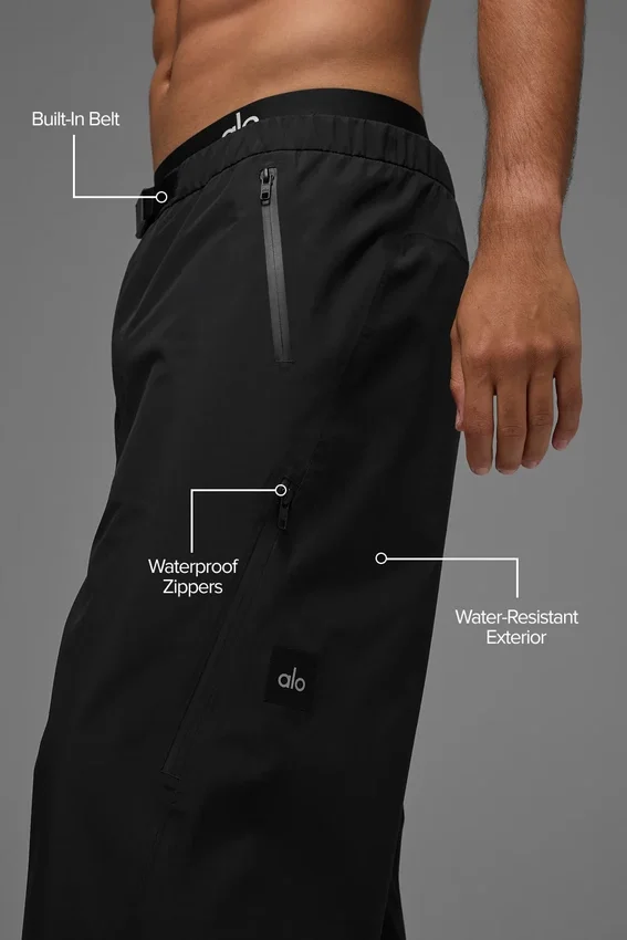 Alpha Shell-bukser – svart
