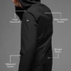 Alpha Shell-jakke – svart