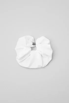 Bead It Oversized Scrunchie – hvit
