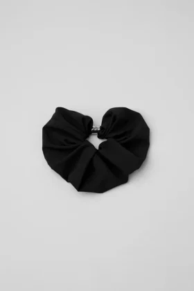 Bead It Oversized Scrunchie – Svart