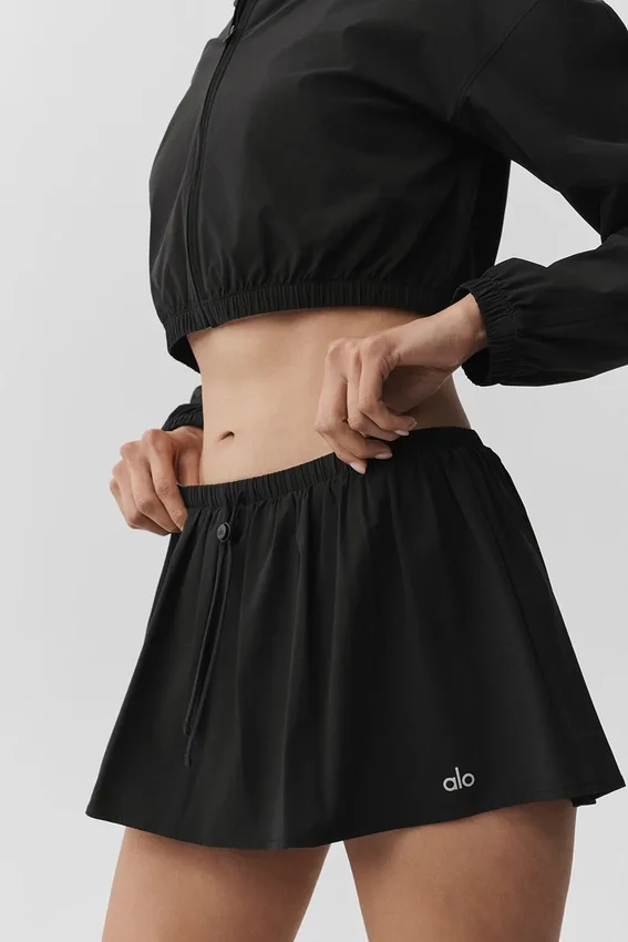 Breezy tennisskjørt – svart