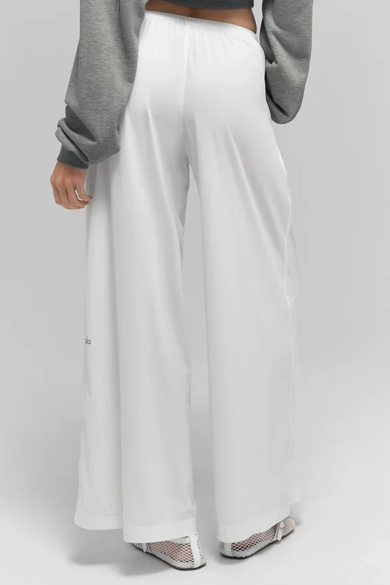 Breezy Wide Leg Bukser (Regular) – hvit