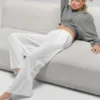 Breezy Wide Leg Bukser (Regular) – hvit