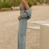 Breezy Wide Leg Bukser (Regular) – Lunar Grey