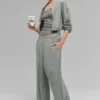 Breezy Wide Leg Bukser (Regular) – Lunar Grey