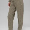 Cable Knit Winter Bliss-bukser – lys kakao