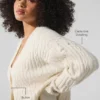 Cable Knit Winter Bliss Cardigan – Ivory