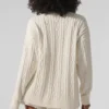 Cable Knit Winter Bliss Cardigan – Ivory