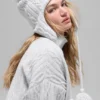 Cable Knit Winter Bliss Earflap Luer – Athletic Heather Grey