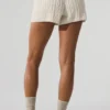 Cable Knit Winter Bliss Shorts – elfenben