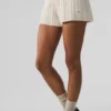 Cable Knit Winter Bliss Shorts – elfenben
