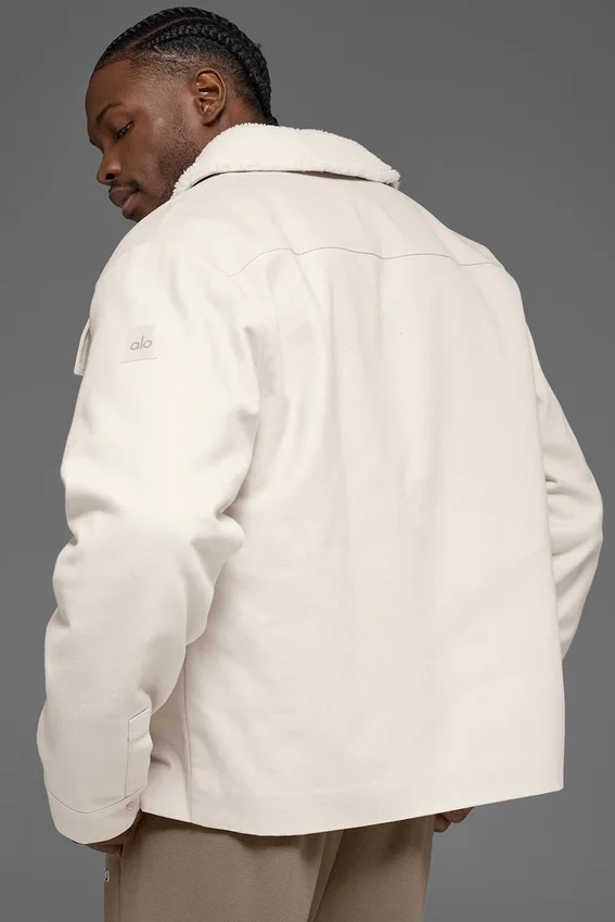 Canvas Utility Shacket – Bone
