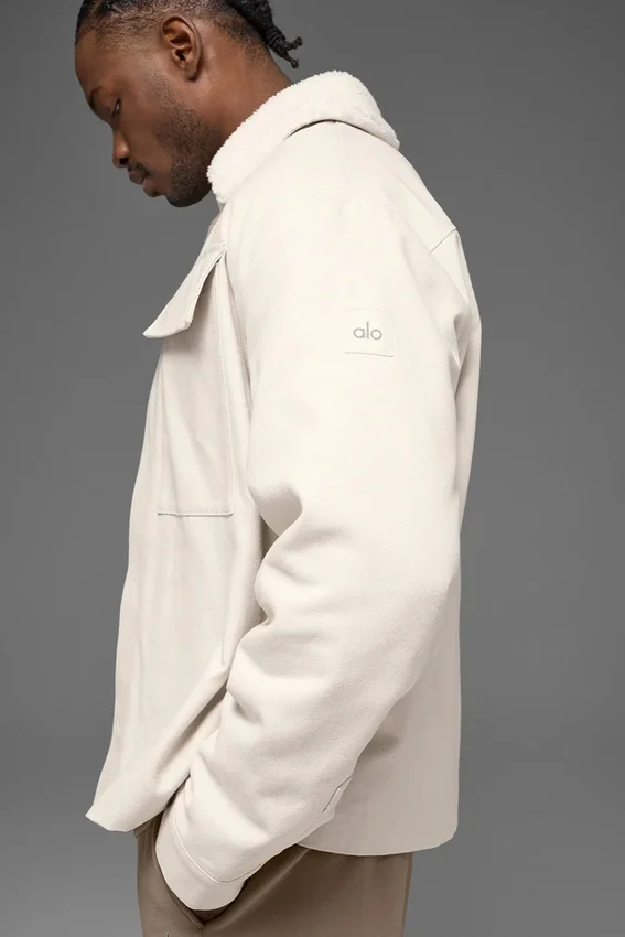 Canvas Utility Shacket – Bone