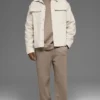 Canvas Utility Shacket – Bone