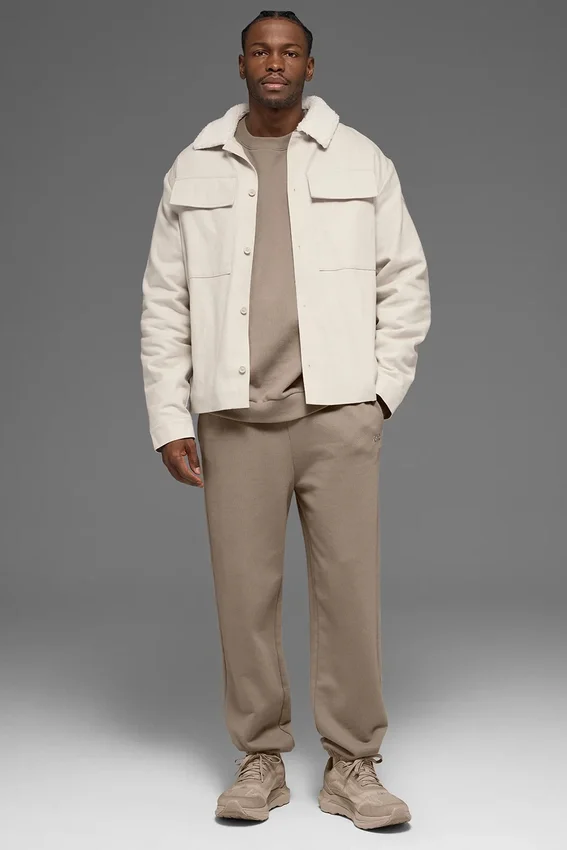 Canvas Utility Shacket – Bone