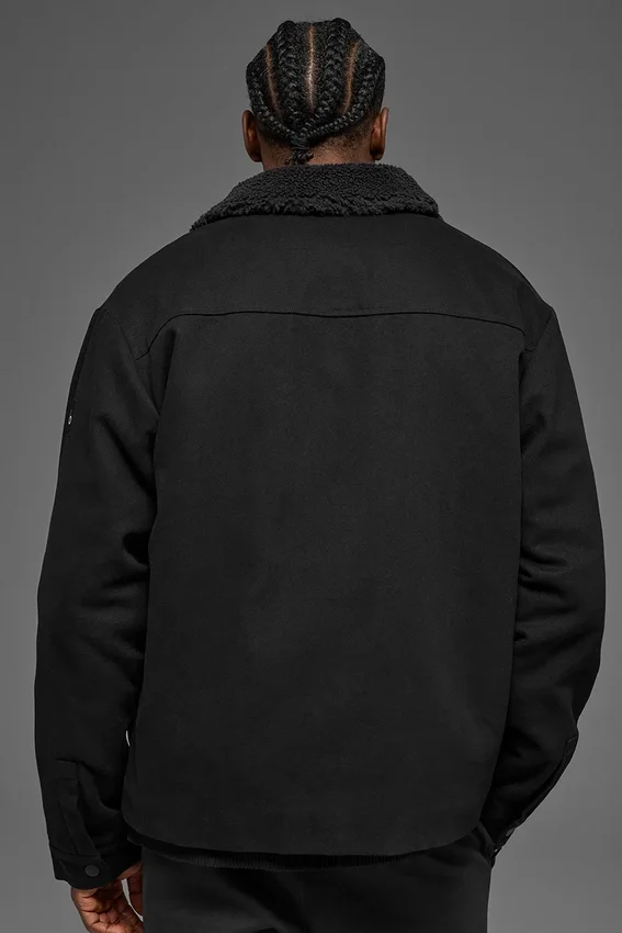 Canvas Utility Shacket – Svart
