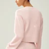 Cashmere Embrace-genser – Frosted Pink