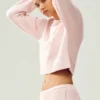Cashmere Embrace-genser – Frosted Pink