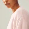 Cashmere Embrace-genser – Frosted Pink