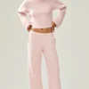 Cashmere Embrace-genser – Frosted Pink