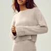 Cashmere Embrace-gensere – Oat Heather