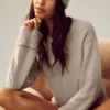 Cashmere Embrace-gensere – Oat Heather