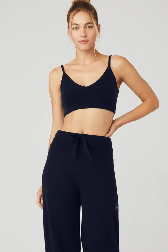 Cashmere Jet Set-BH – marineblå