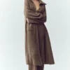 Cashmere Northstar lang cardigan – Alpine Cocoa Heather