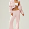 Cashmere Northstar Strikkegenser Puffer – Frosted Pink