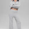 Cashmere Plush Waffle Full Zip Hettegenser – Athletic Heather Grey