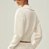 Cashmere Radiate-jakke – Ivory