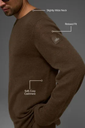 Cashmere Reform langermet – Espresso