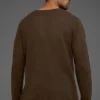 Cashmere Reform langermet – Espresso