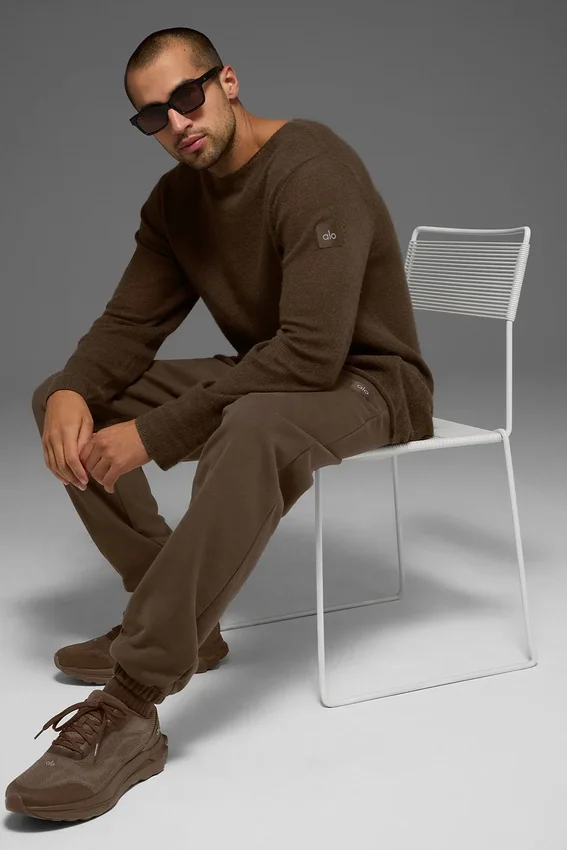 Cashmere Reform langermet – Espresso