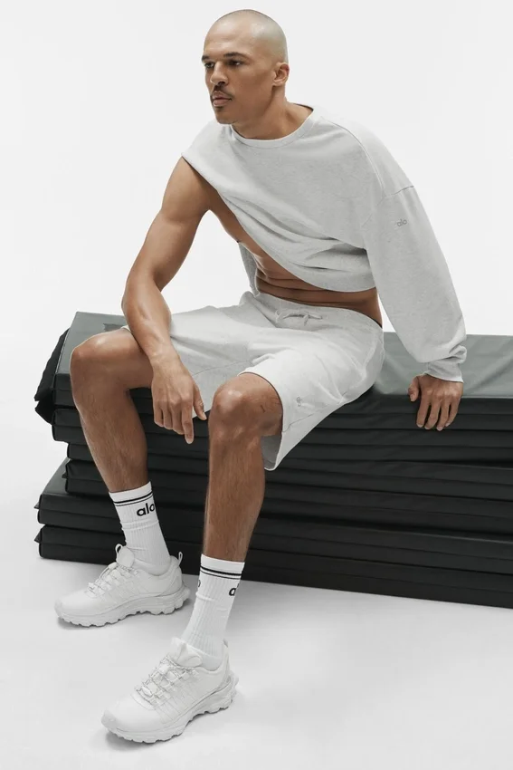 Chill Shorts – Hvit melert