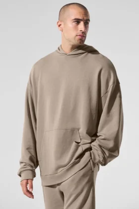 Chill Vintage Wash-hettegenser – Gravel Wash