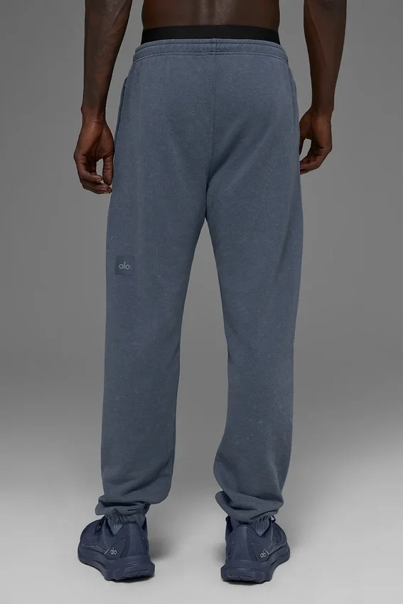 Chill Vintage Wash joggebukser – Bluestone Wash