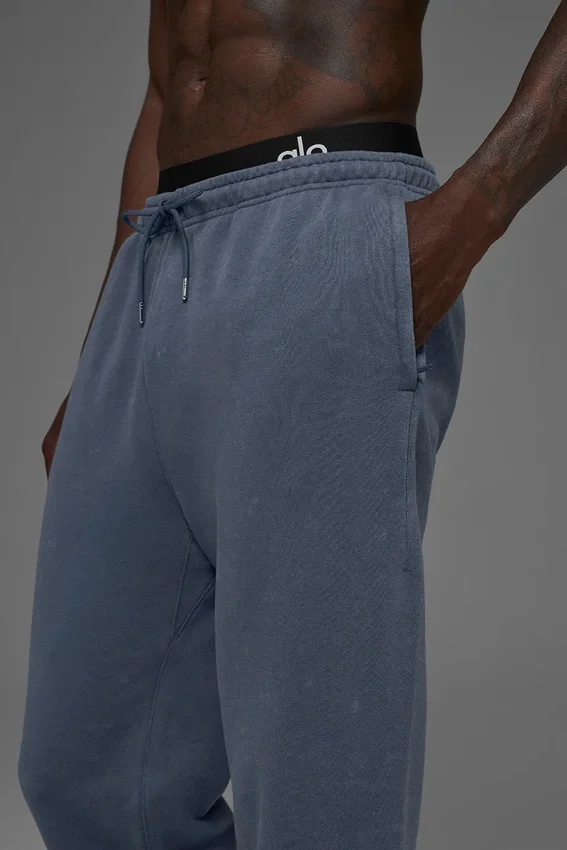 Chill Vintage Wash joggebukser – Bluestone Wash