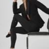 Cinch-blazer – svart