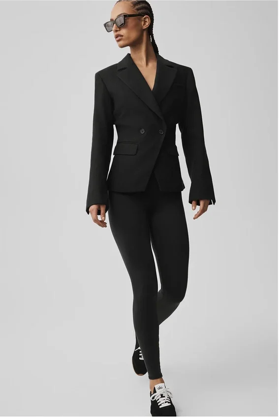 Cinch-blazer – svart