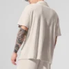 Coastal Terry Button up – Bone