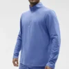 Conquer 1/4 glidelås Reform langermet – Provence Blue