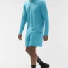 Conquer 1/4 Zip Reform langermet – Blue Breeze