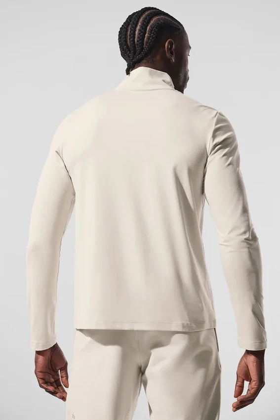 Conquer 1/4 Zip Reform langermet – Bone