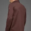 Conquer 1/4 Zip Reform langermet – Brownstone