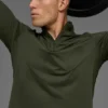 Conquer 1/4 Zip Reform langermet – Green Olive