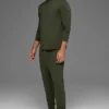 Conquer 1/4 Zip Reform langermet – Green Olive
