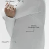 Conquer 1/4 Zip Reform langermet – hvit